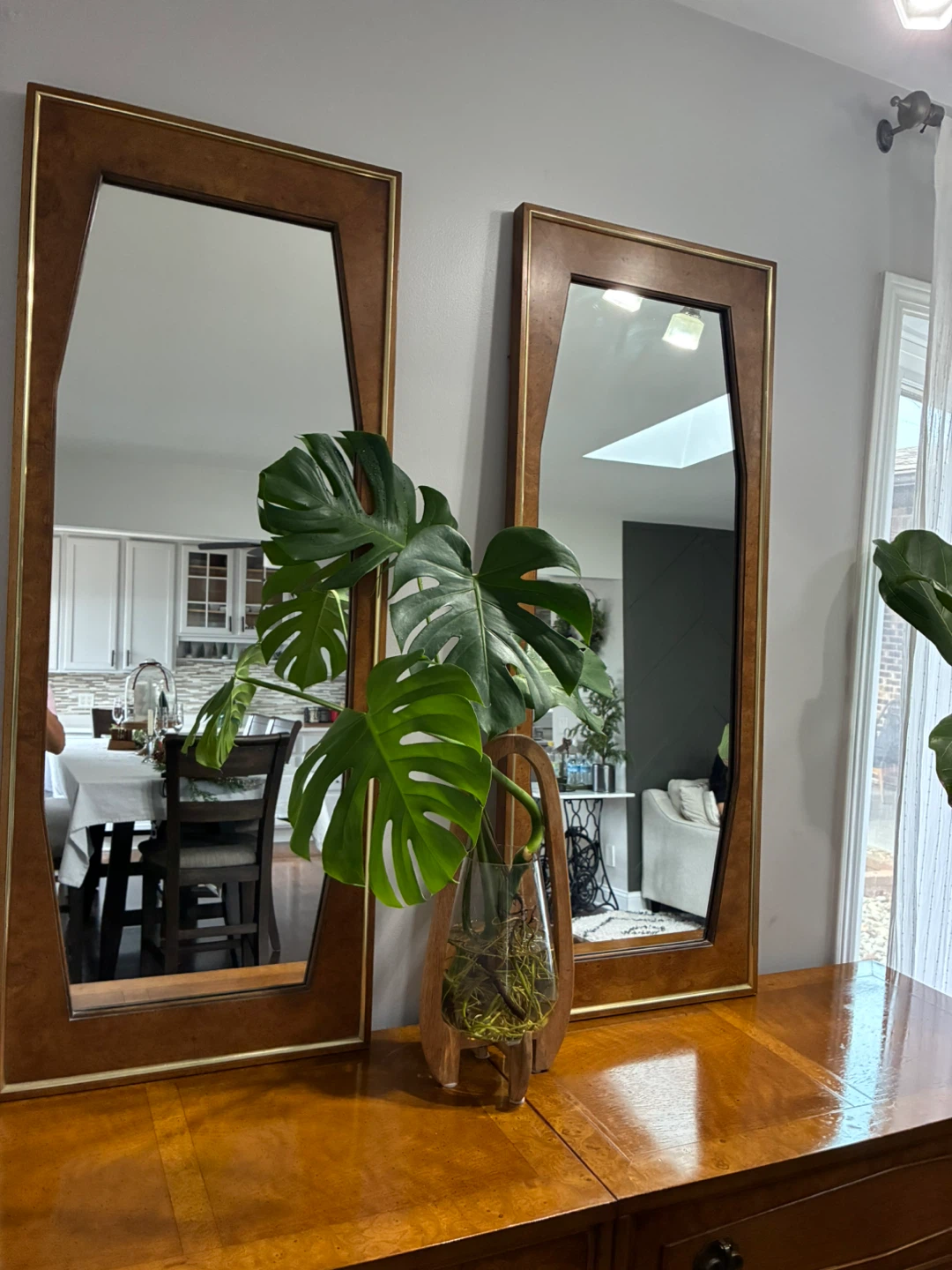 MCM pair of mirrors - photo 2