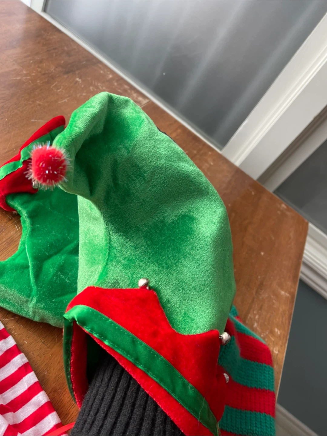 Elf costume set - hat, tights and pantyhose - photo 4