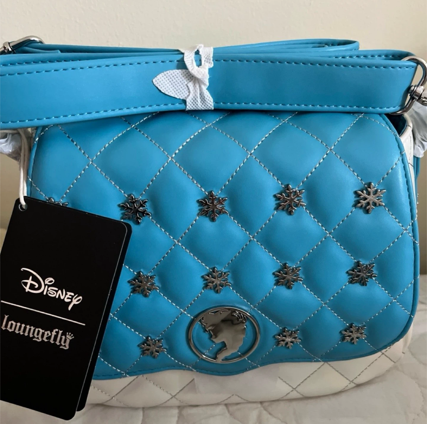 Loungefly Disney Frozen Elsa Quilted Crossbody Bag - photo 3