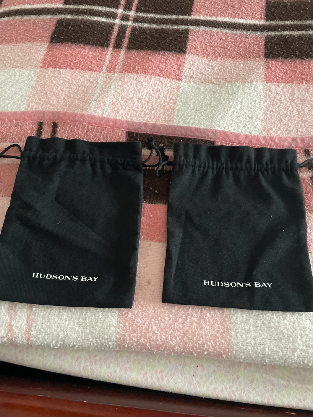 Brand new Hudson's Bay Black Drawstring Bag