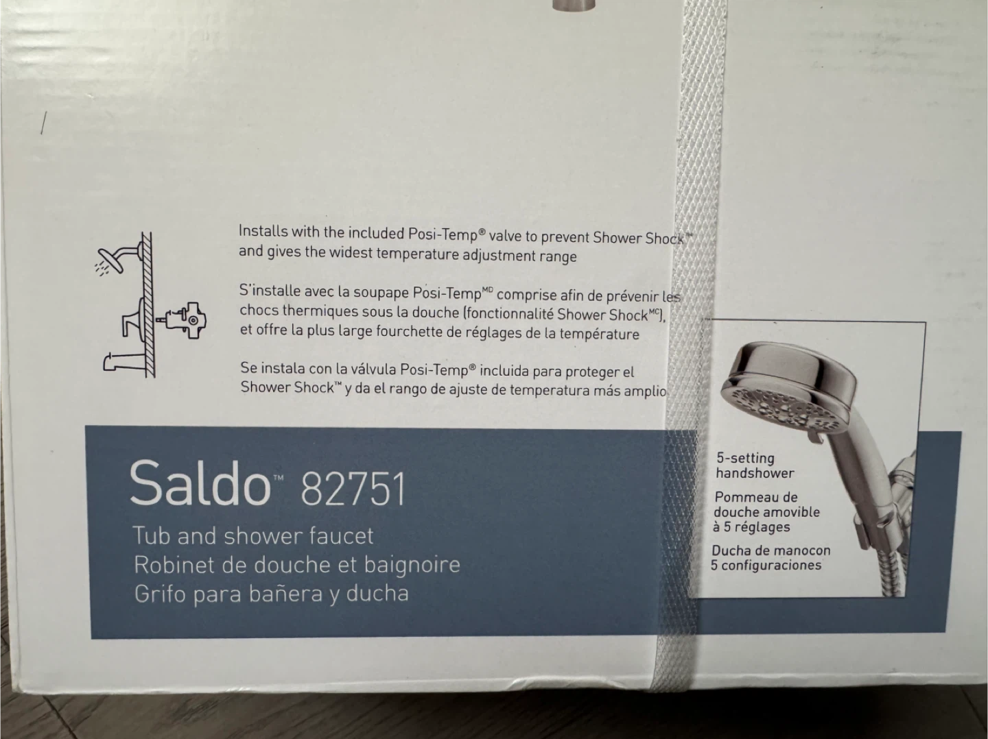 Moen Saldo 82751 Tub and Shower Faucet - Chrome Finish - photo 2