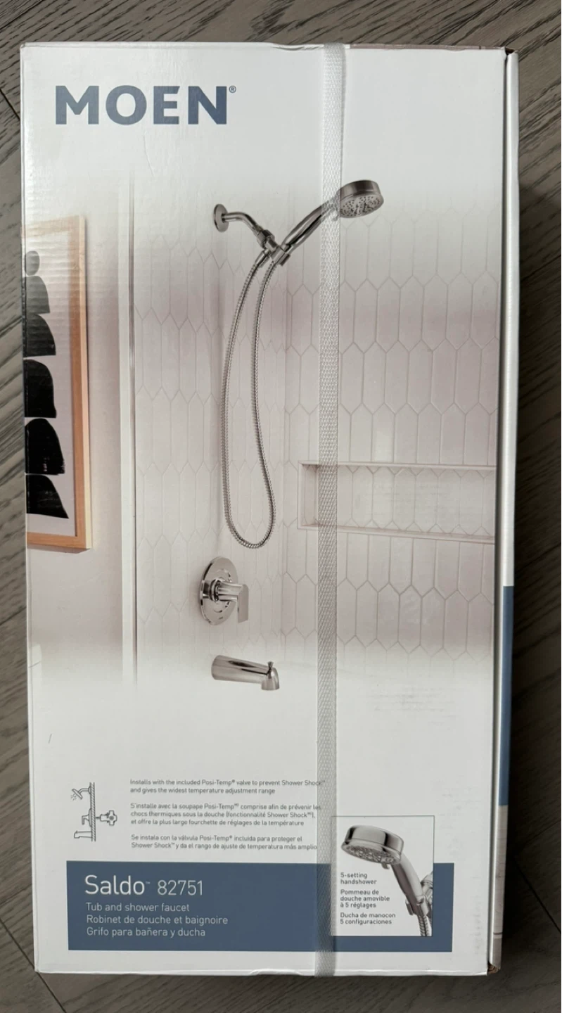 Moen Saldo 82751 Tub and Shower Faucet - Chrome Finish
