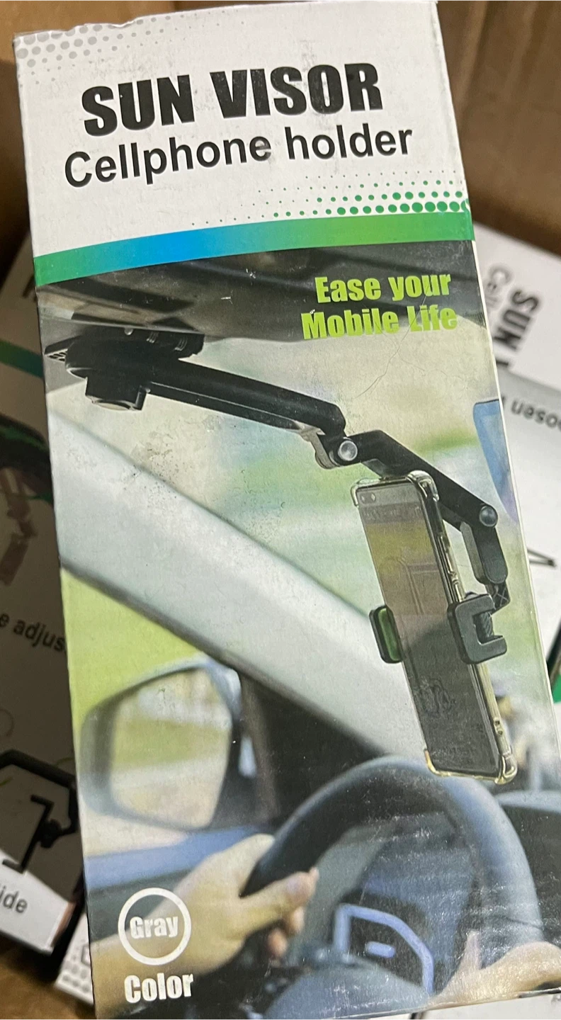 Sun Visor Cellphone Holder - Gray - photo 5