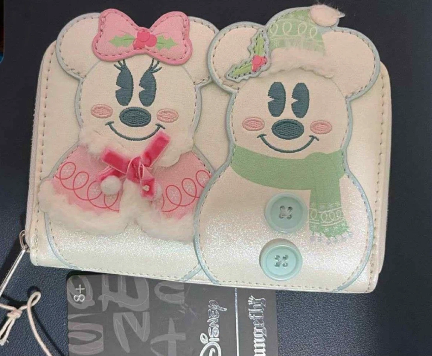 Loungefly Disney Mickey Mouse & Minnie Mouse Zipper Wallet