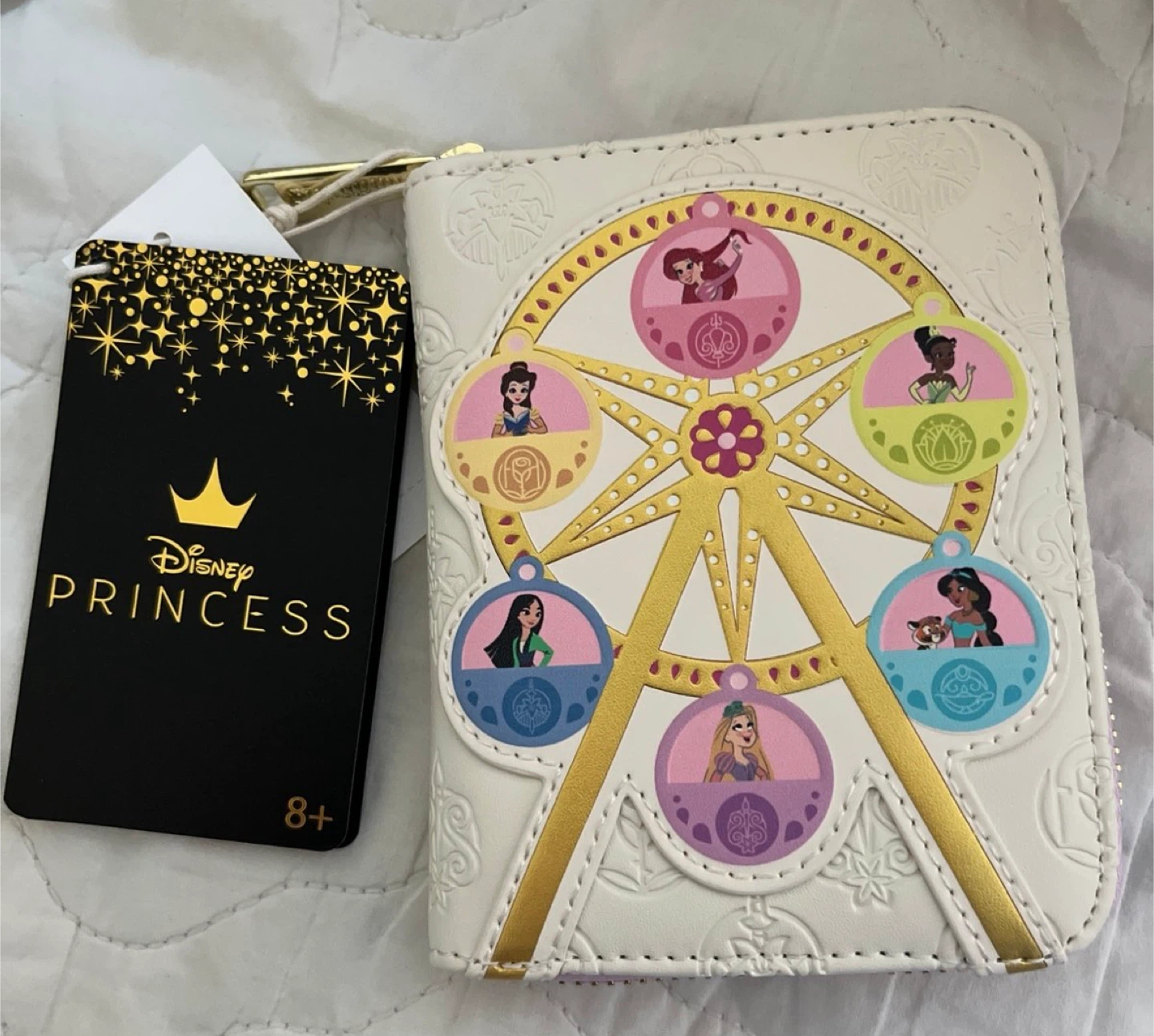 Loungefly Disney Princess Ferris Wheel Small Zip Wallet - photo 3