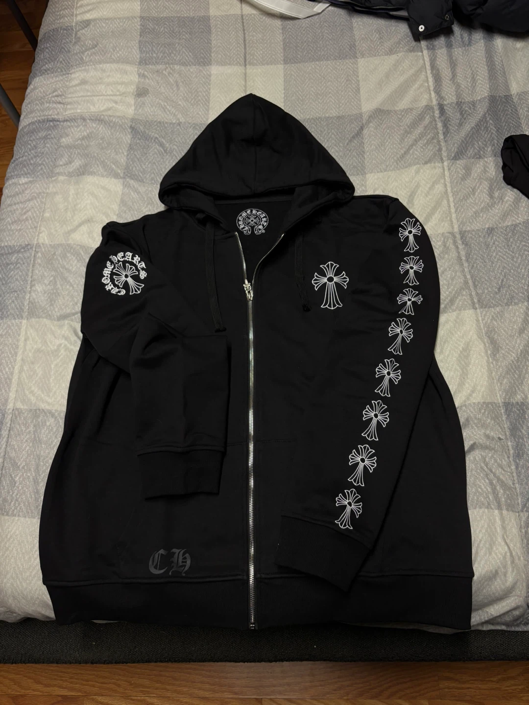 Chrome Hearts Black Zip Hoodie - XL - photo 5