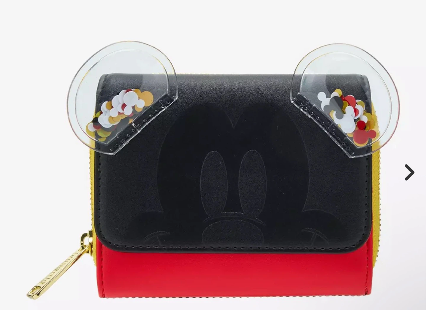Loungefly Disney Mickey Mouse Confetti Ears Wallet