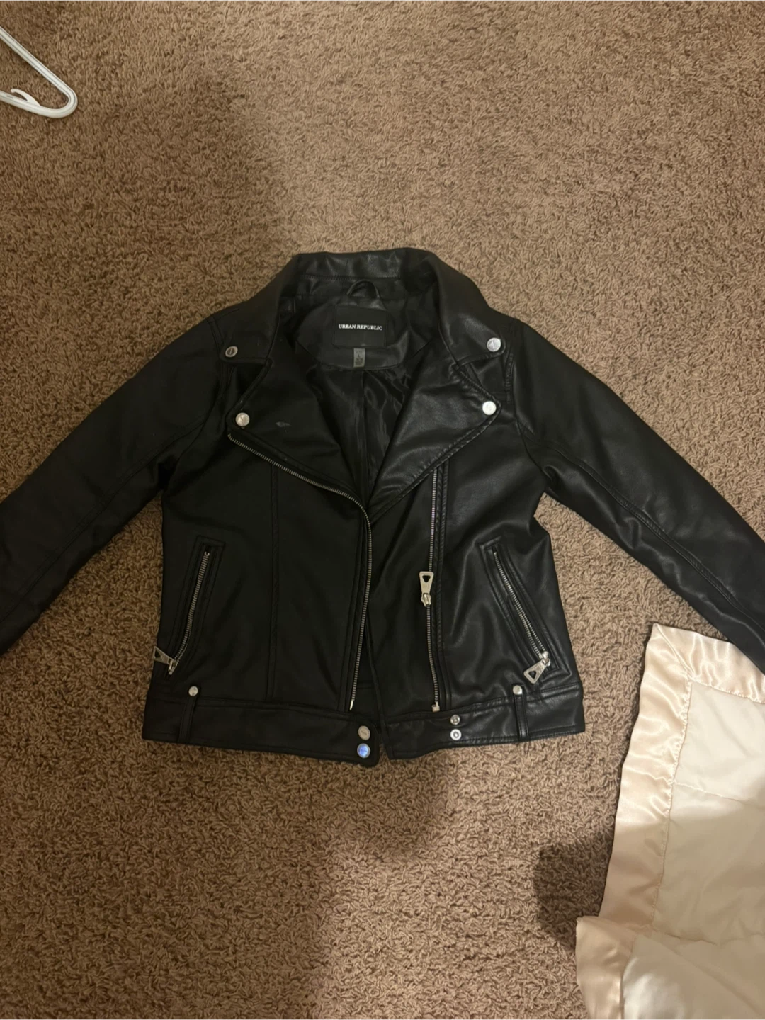Urban Republic Black Faux Leather Jacket