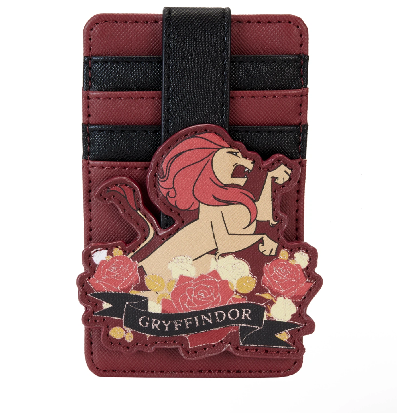 Harry Potter Gryffindor House Floral Tattoo Card Holder