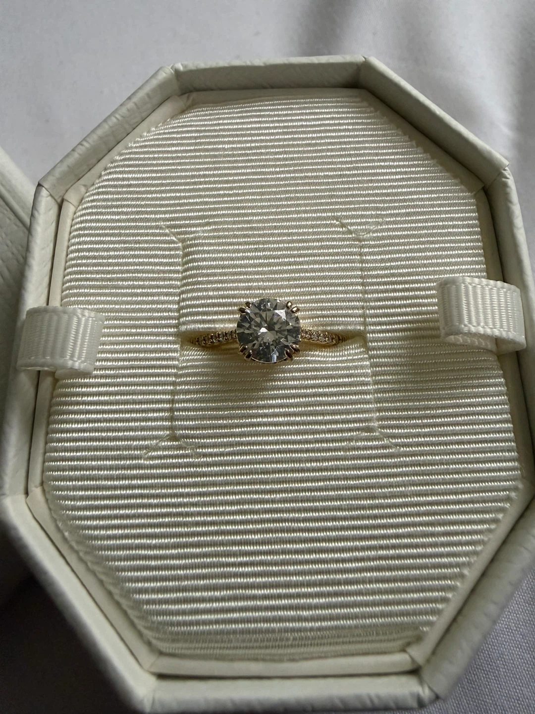 Swarovski Ring, 18k Gold Plated, Size 55 - photo 3