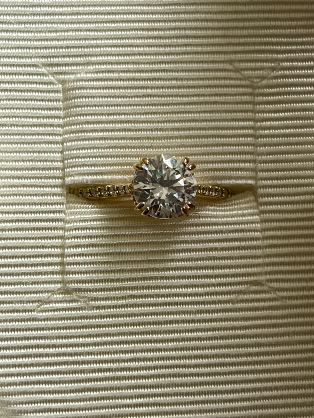 Swarovski Ring, 18k Gold Plated, Size 55 - photo 2