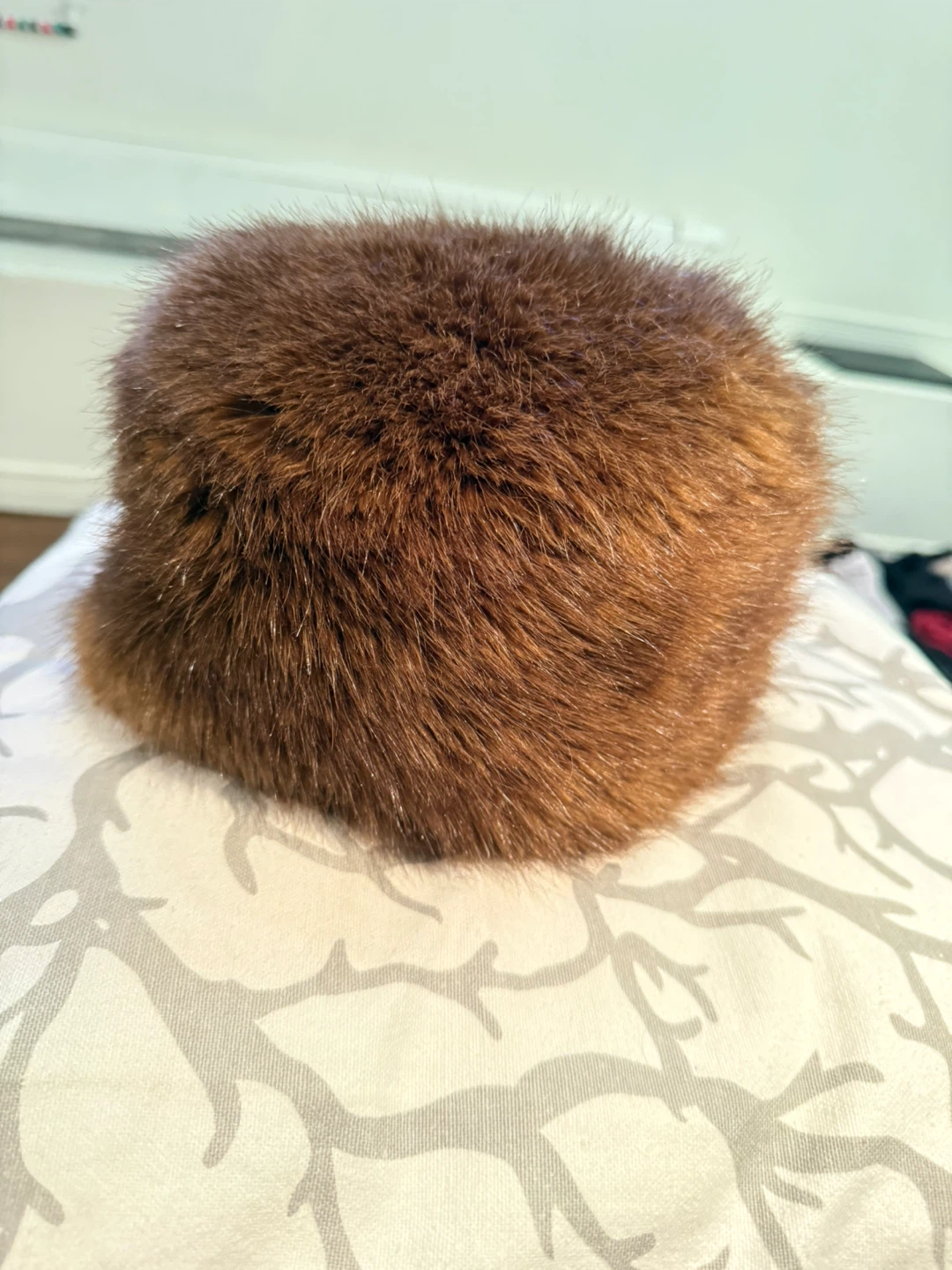 Danier Brown Fur Hat - Size S/M