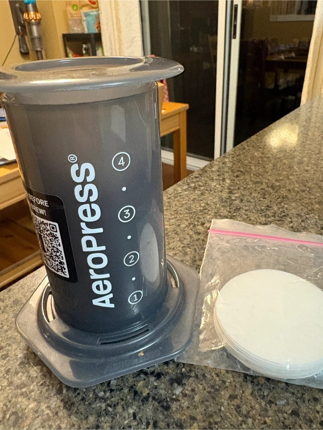 AeroPress Coffee Maker with Filters