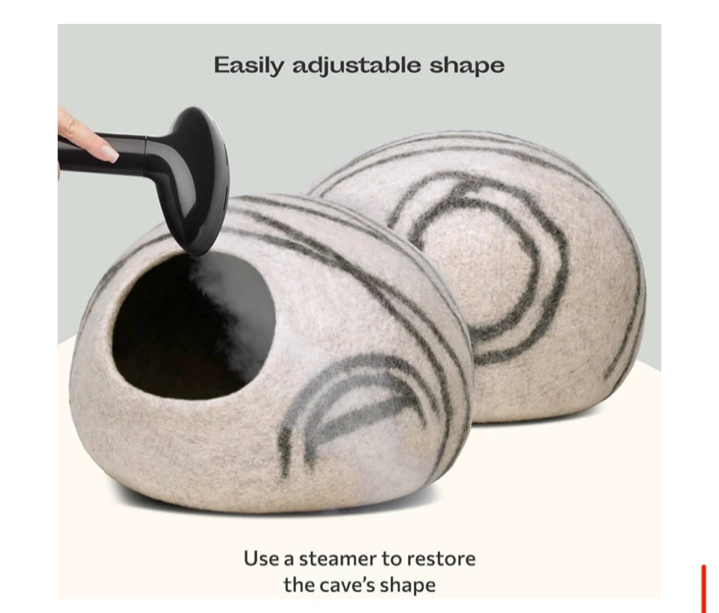 MEOWFIA Premium Felt Cat Bed Cave - photo 4