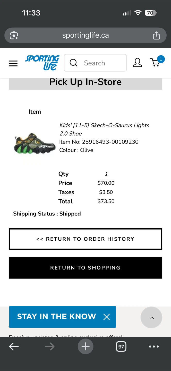 Skechers Kids' Skech-O-Saurus Lights 2.0 Shoes - Size 11 - photo 3