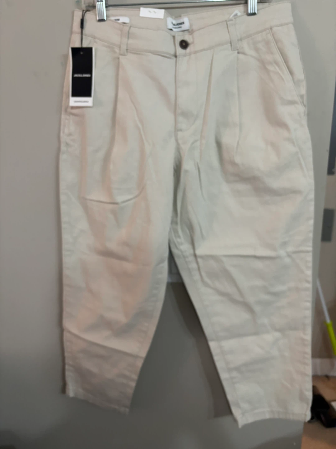 Jack & Jones Pleated Crop Pants - Size 36/32 - New!