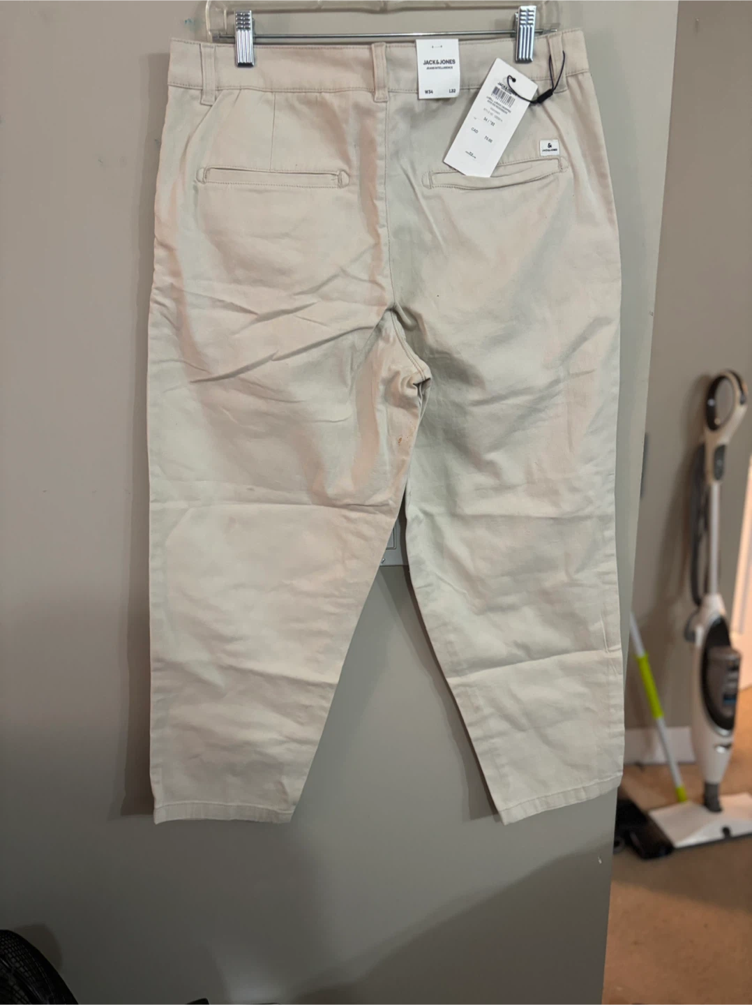 Jack & Jones Pleated Crop Pants - Size 36/32 - New! - photo 4