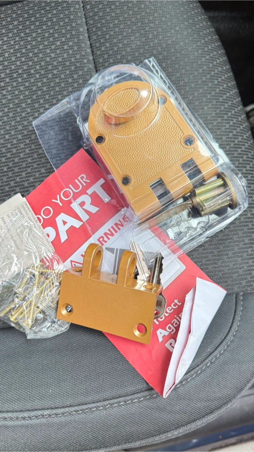 New Jimmy Proof Lock with Keys