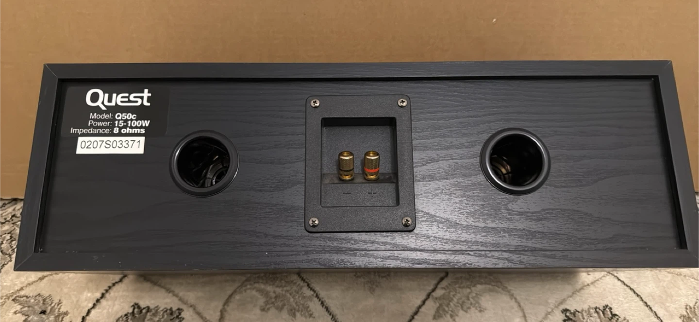 Quest Q50c Center Channel Speaker - photo 2