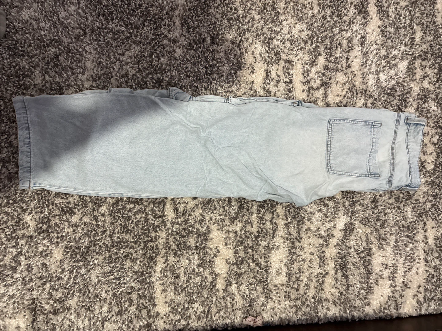 H&M Light Blue Cargo Pants - photo 2