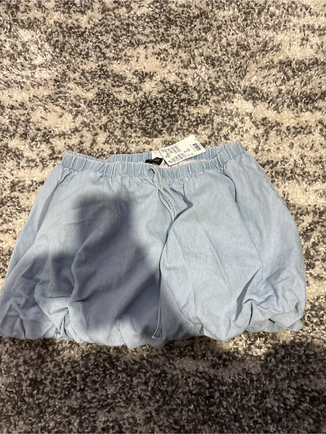 H&M Blue bubble Skirt - Size xs