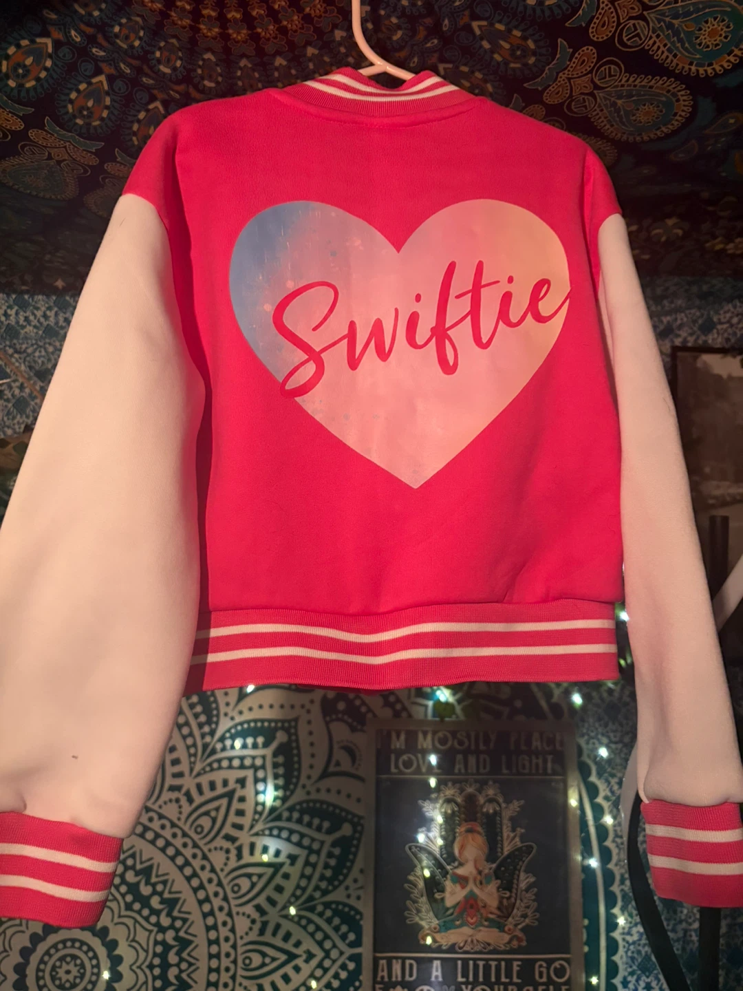 Swiftie Pink & White Jacket