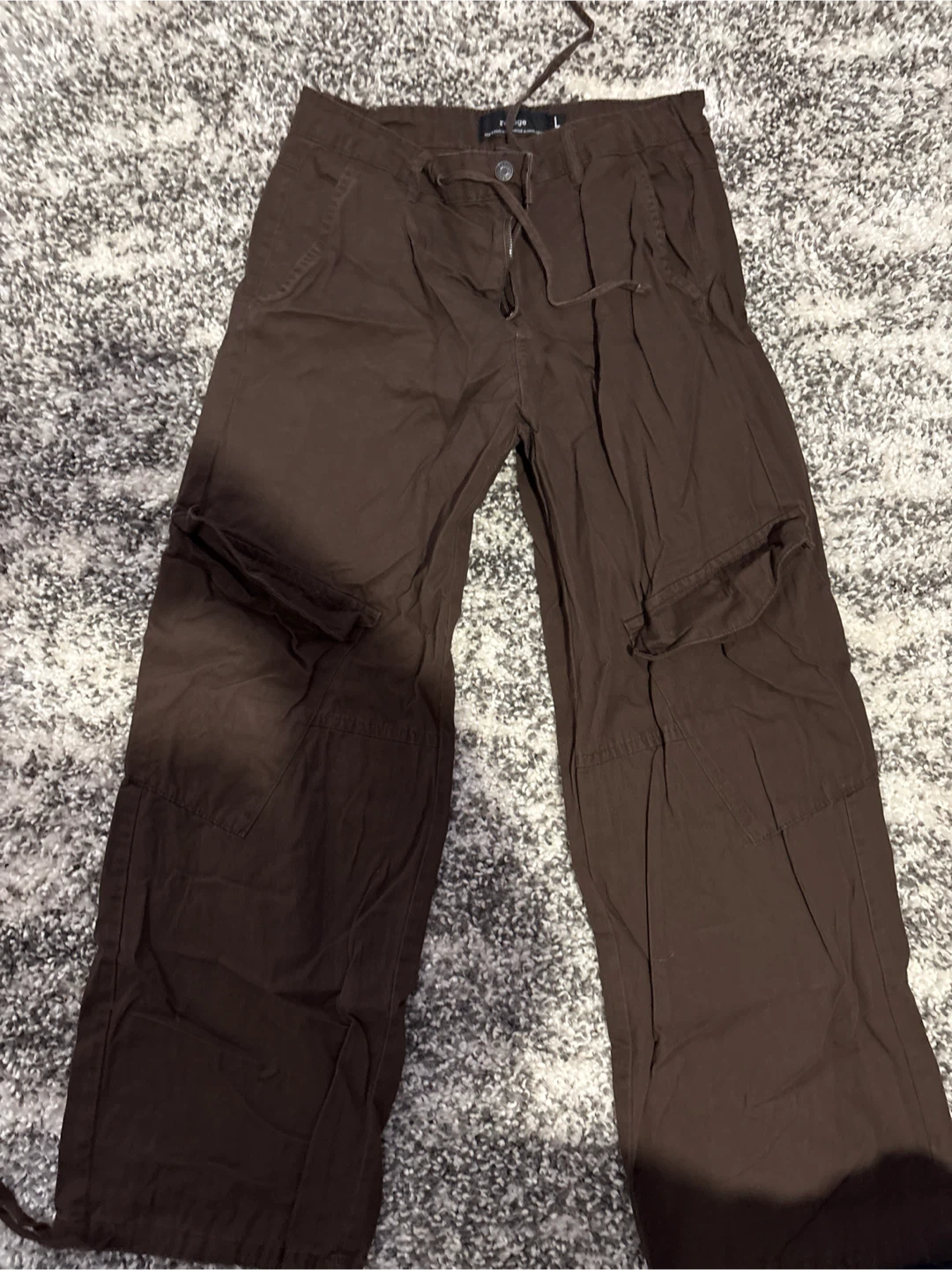 Refuge  Brown Cargo Pants - Size L - photo 2