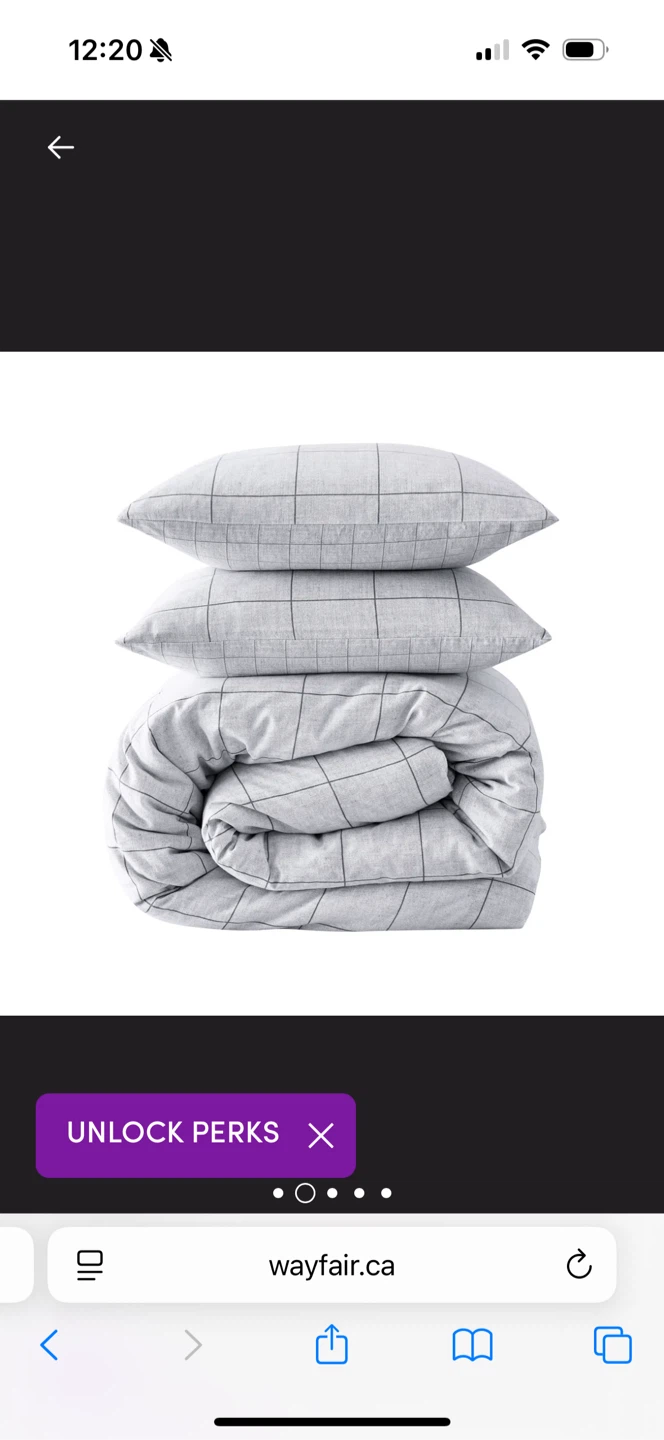 Kenneth Cole Grey Duvet Set King Size