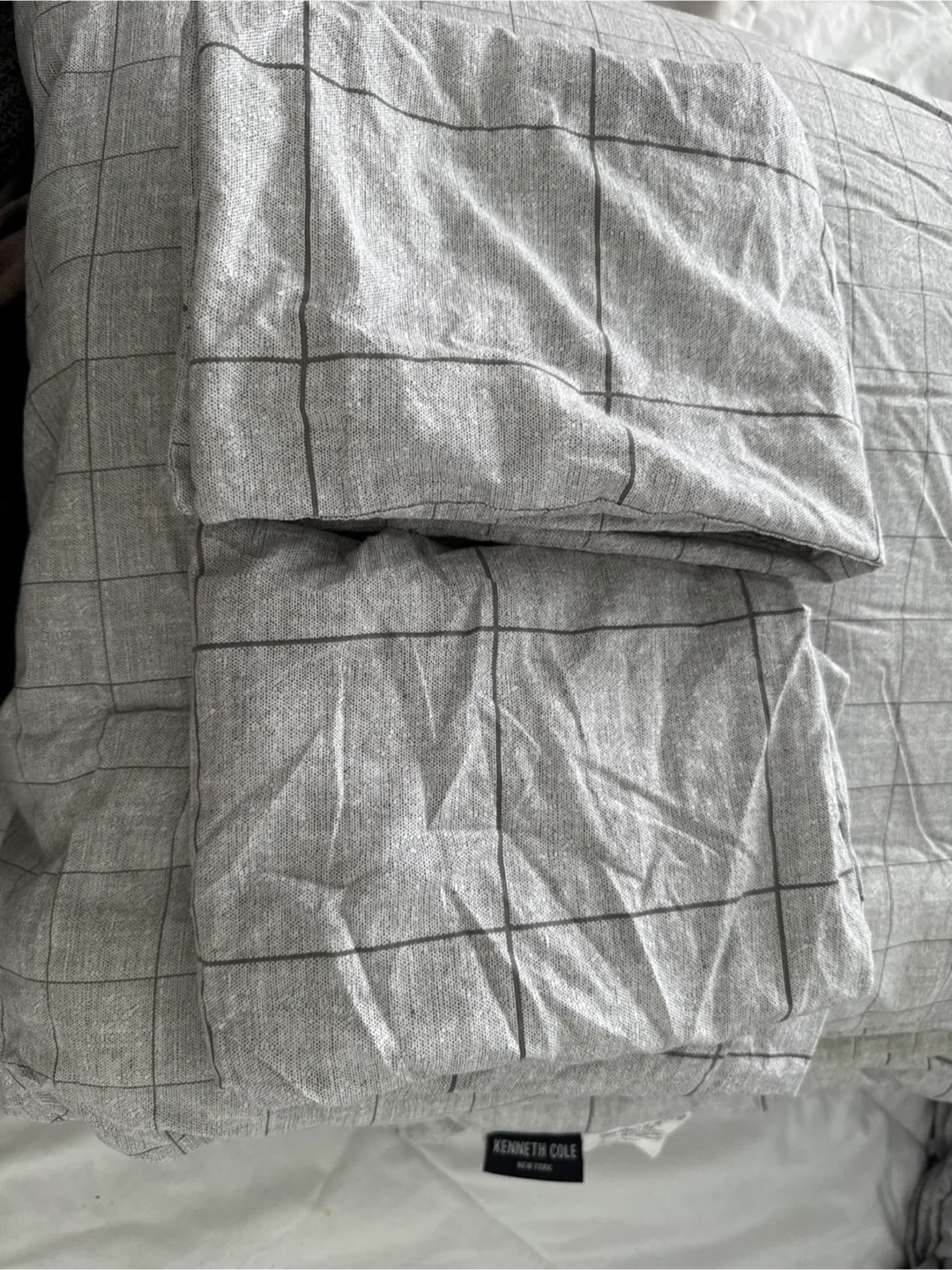 Kenneth Cole Grey Duvet Set King Size - photo 3