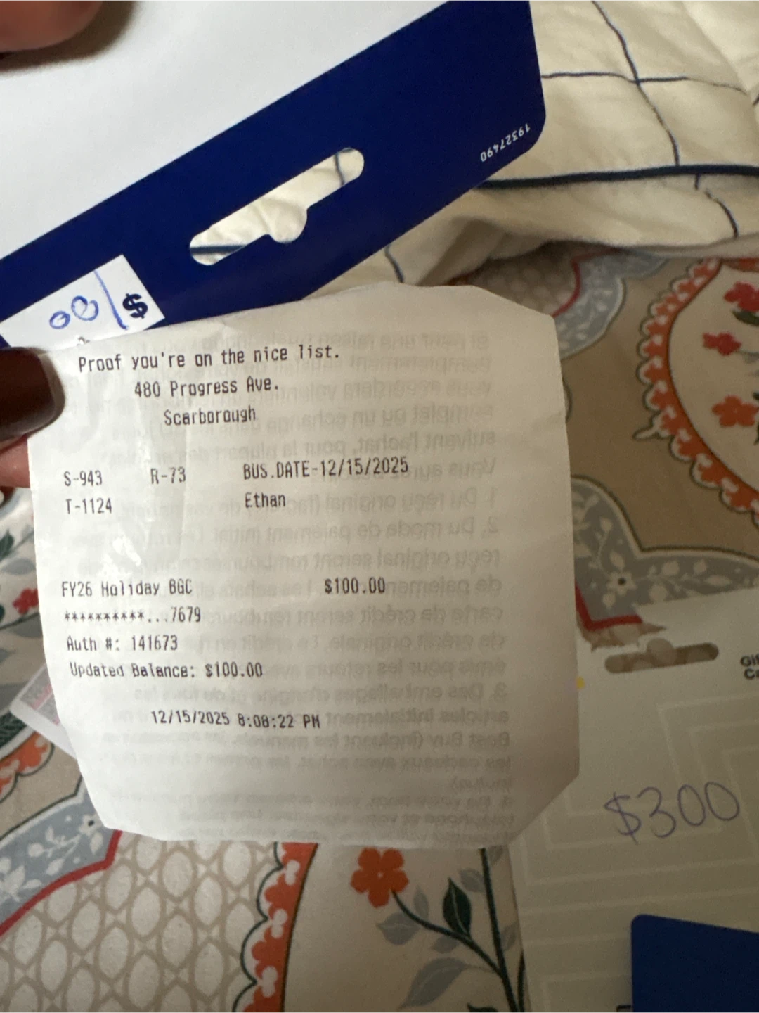 Best Buy $300 & $100  Gift-cards - photo 2