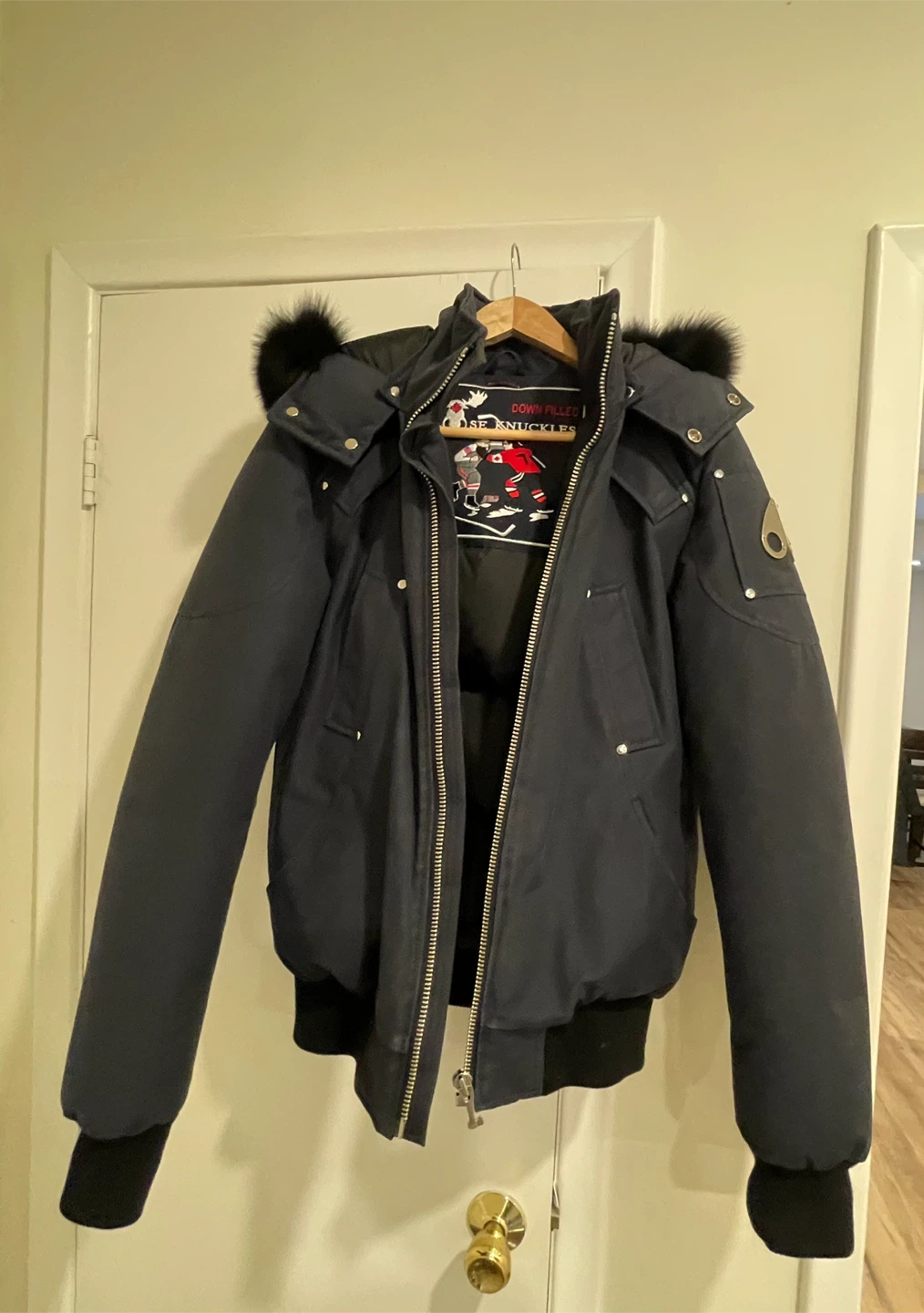 Moose Knuckles Down Filled Bomber Jacket - photo 2