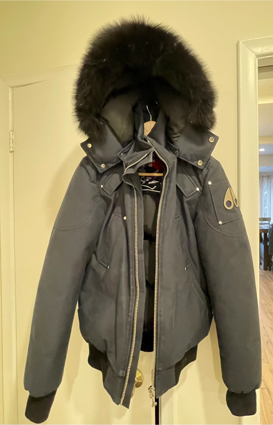 Moose Knuckles Down Filled Bomber Jacket