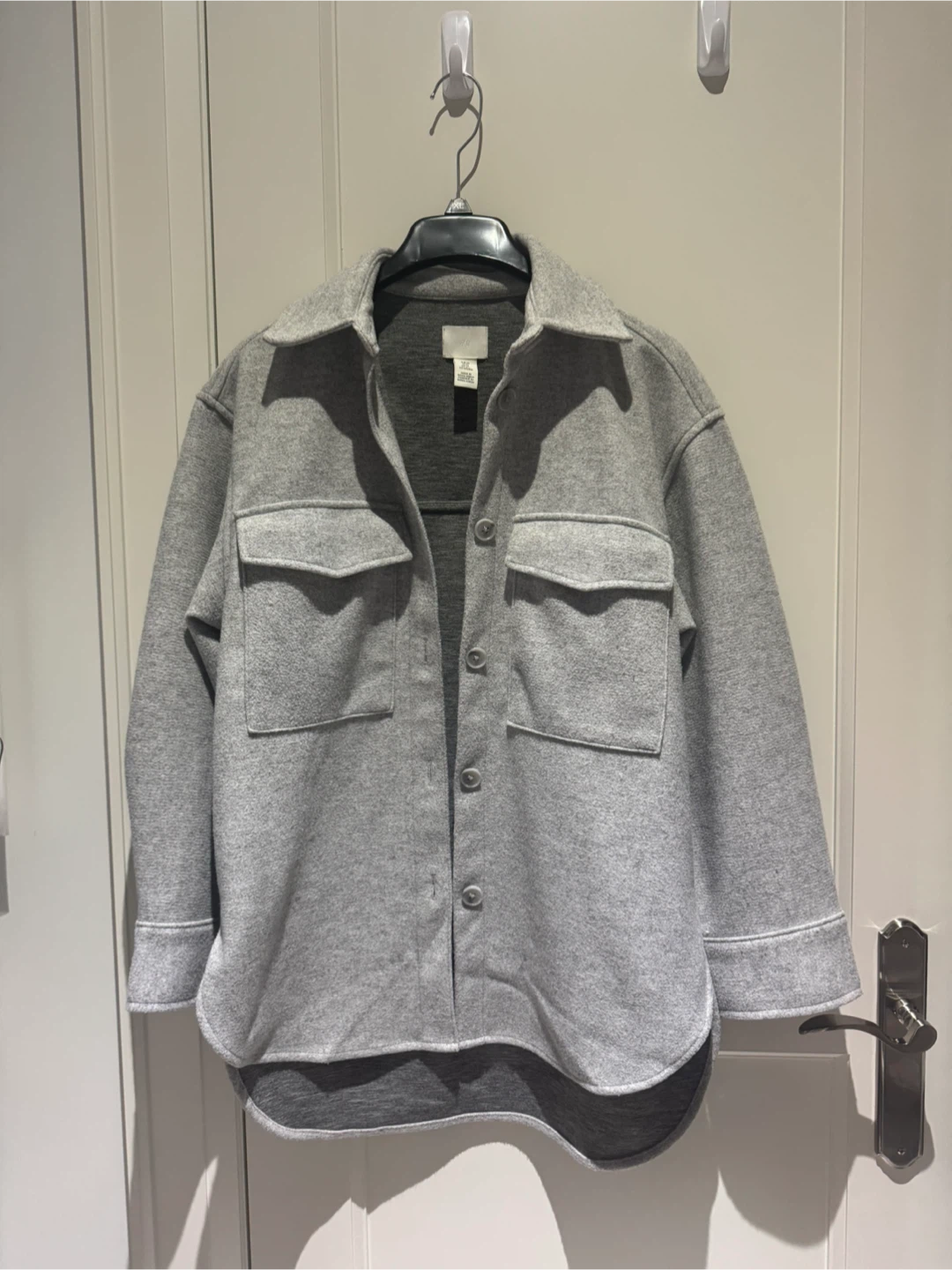 H&M Grey Shacket - Size XS