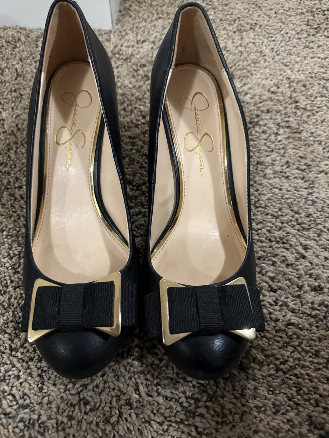 Jessica Simpson Black Heels - Size 8.5