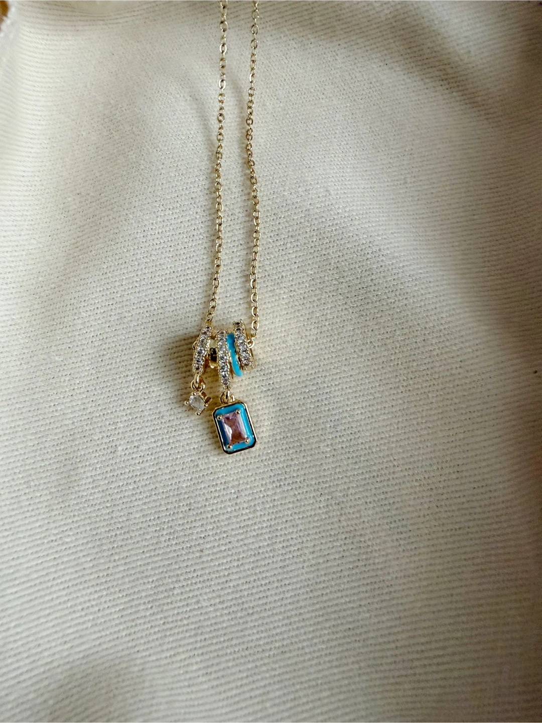 Gold-tone Pendant Necklace