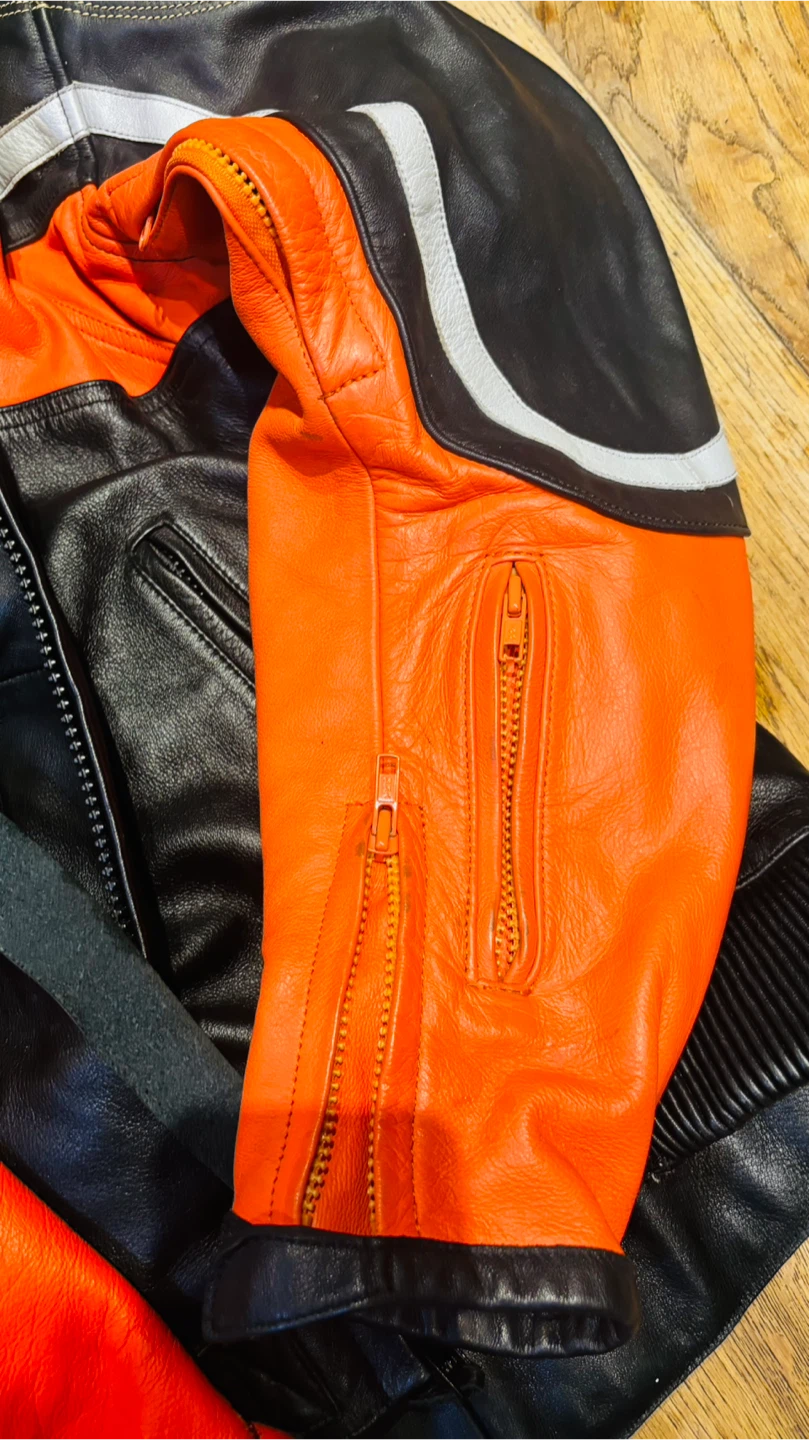 HJC Cirotech Riding Gear Leather Jacket Size 46 - photo 3