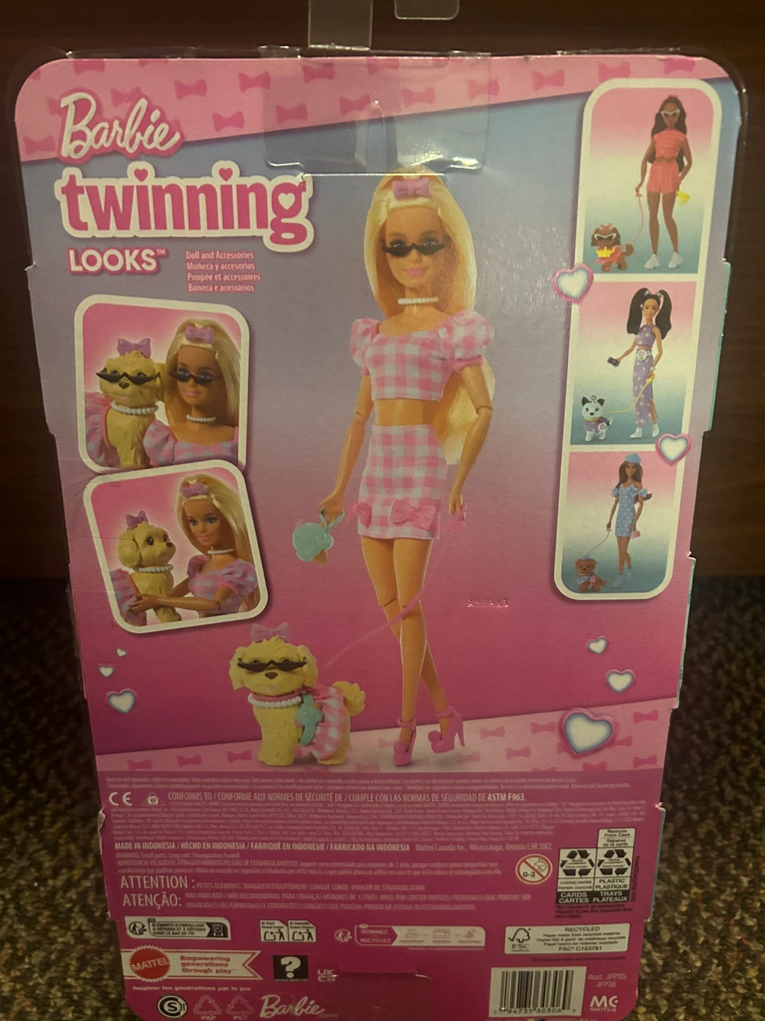 New Barbie Twinning Looks Doll + Dog - photo 2