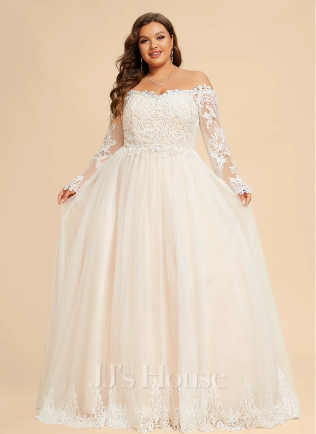 JJ's House Wedding Dress - Lace & Tulle