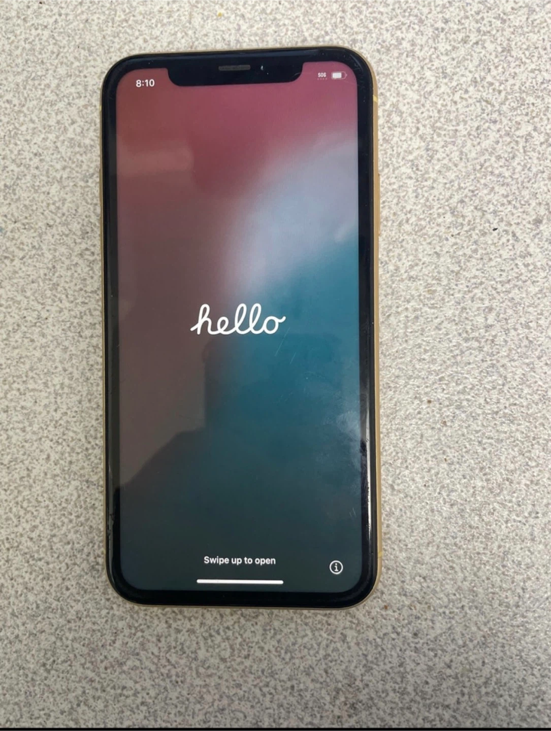Yellow iPhone XR