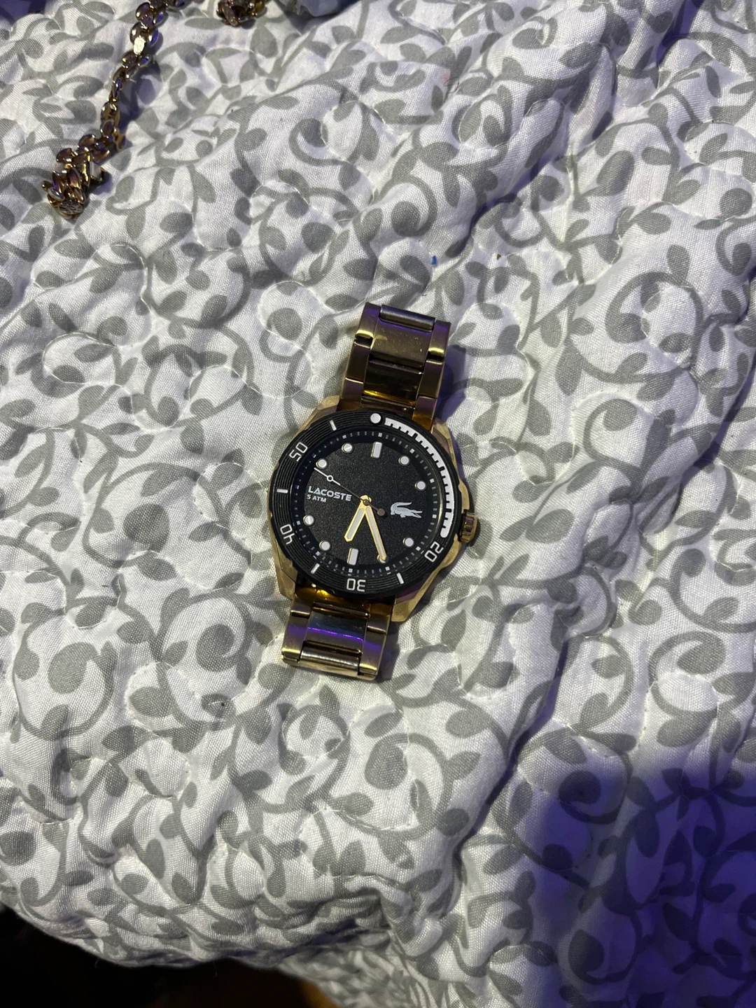 Lacoste Gold-Tone Men's Watch