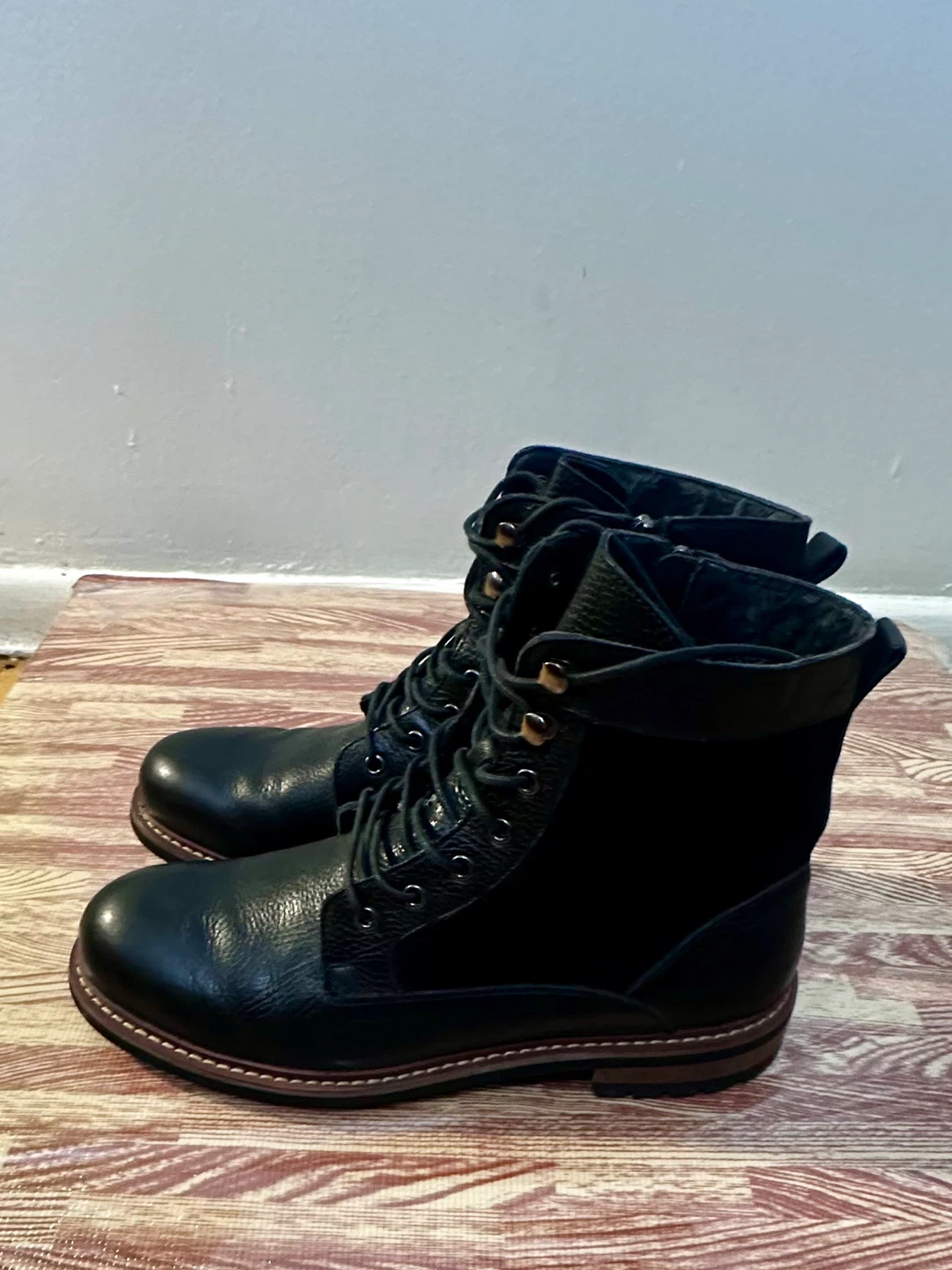 Kramer Mens 9M Black Leather Boots - photo 2