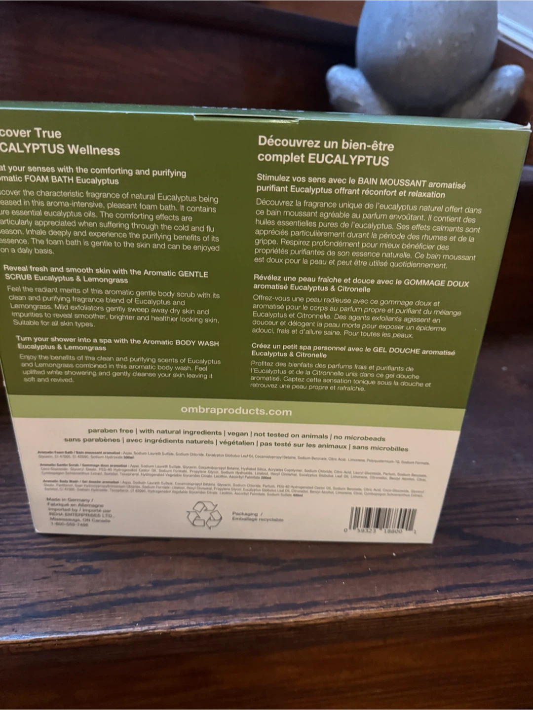 New Ombra SPA Eucalyptus Gift Set - 3 Piece - photo 2