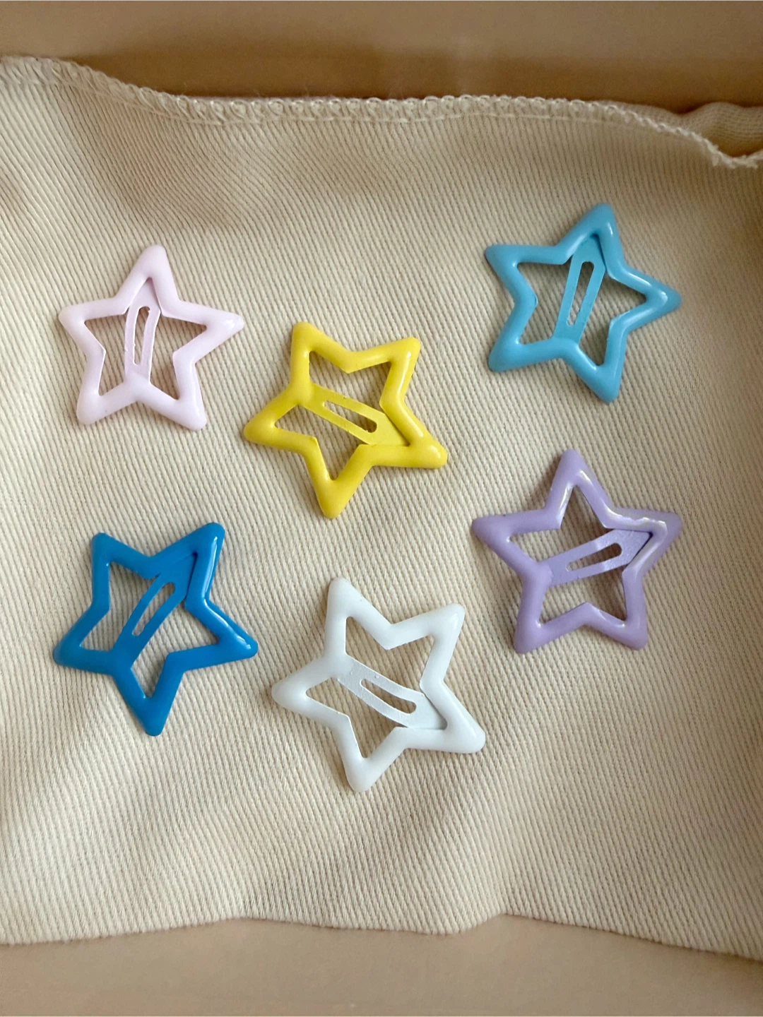 Star Hair Clips set of 5- Cute Accessories!