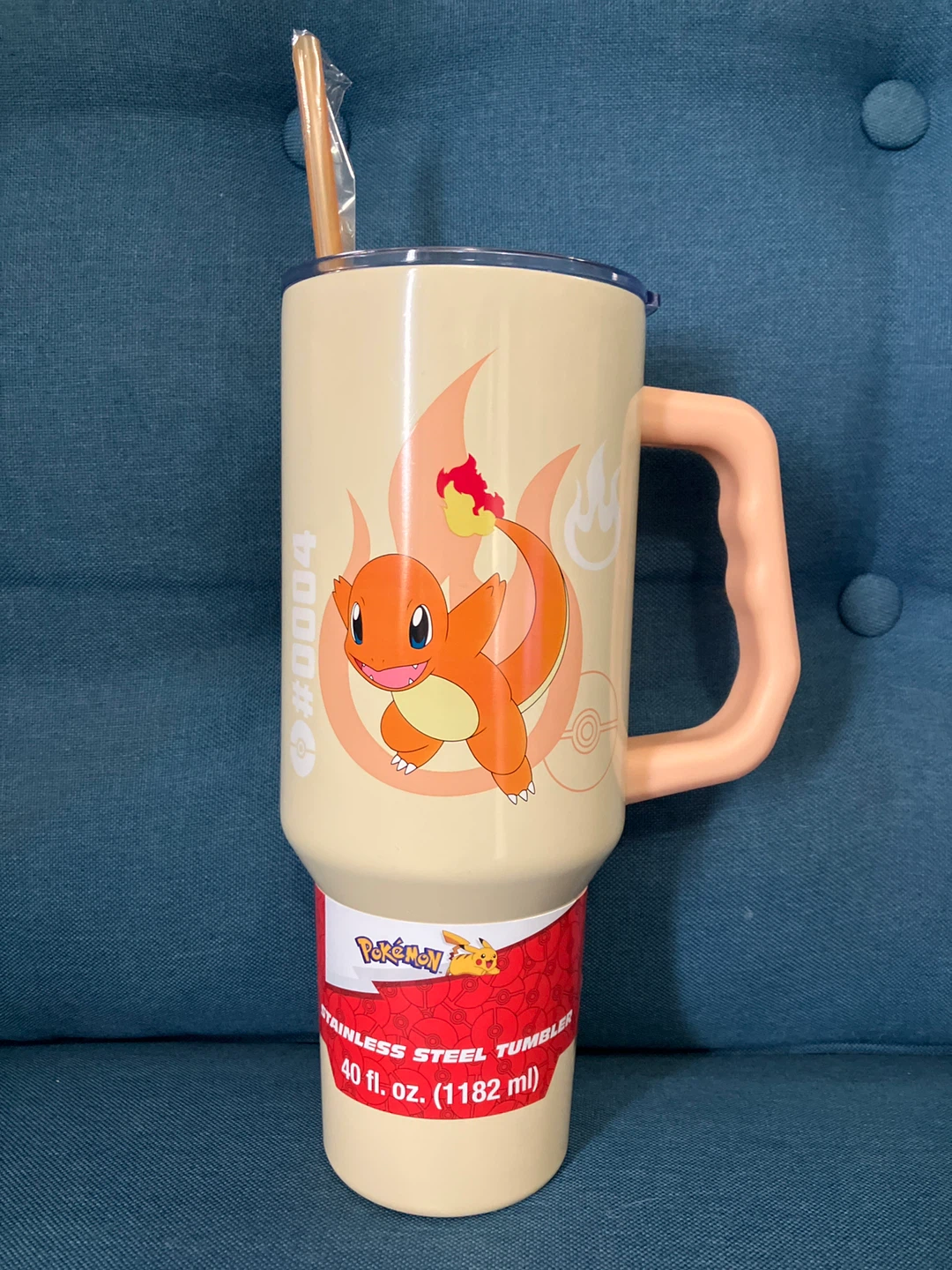 Pokémon Charmander Stainless Steel Tumbler - 40 fl oz
