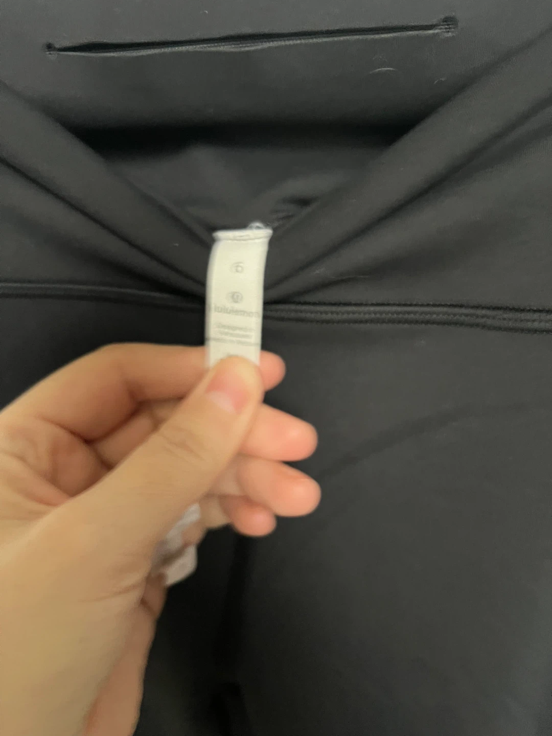 Lululemon Black Crop Leggings - Size 6 - photo 2