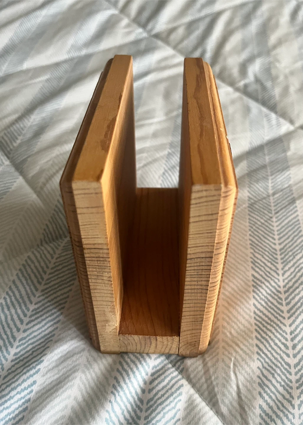 Wooden Napkin Holder with Cross - photo 3