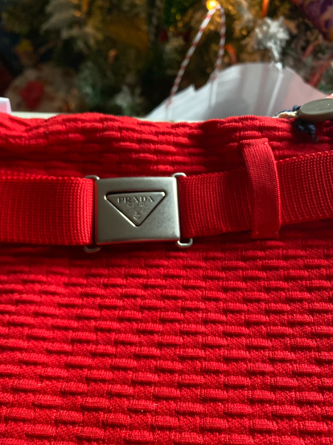 Prada Red Skirt Size 36 - photo 3