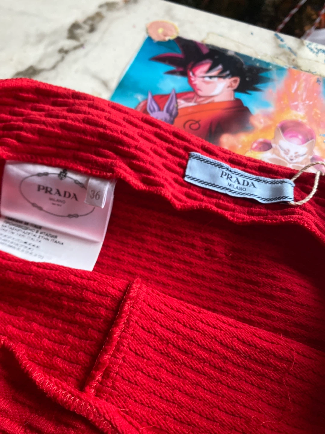Prada Red Skirt Size 36 - photo 4