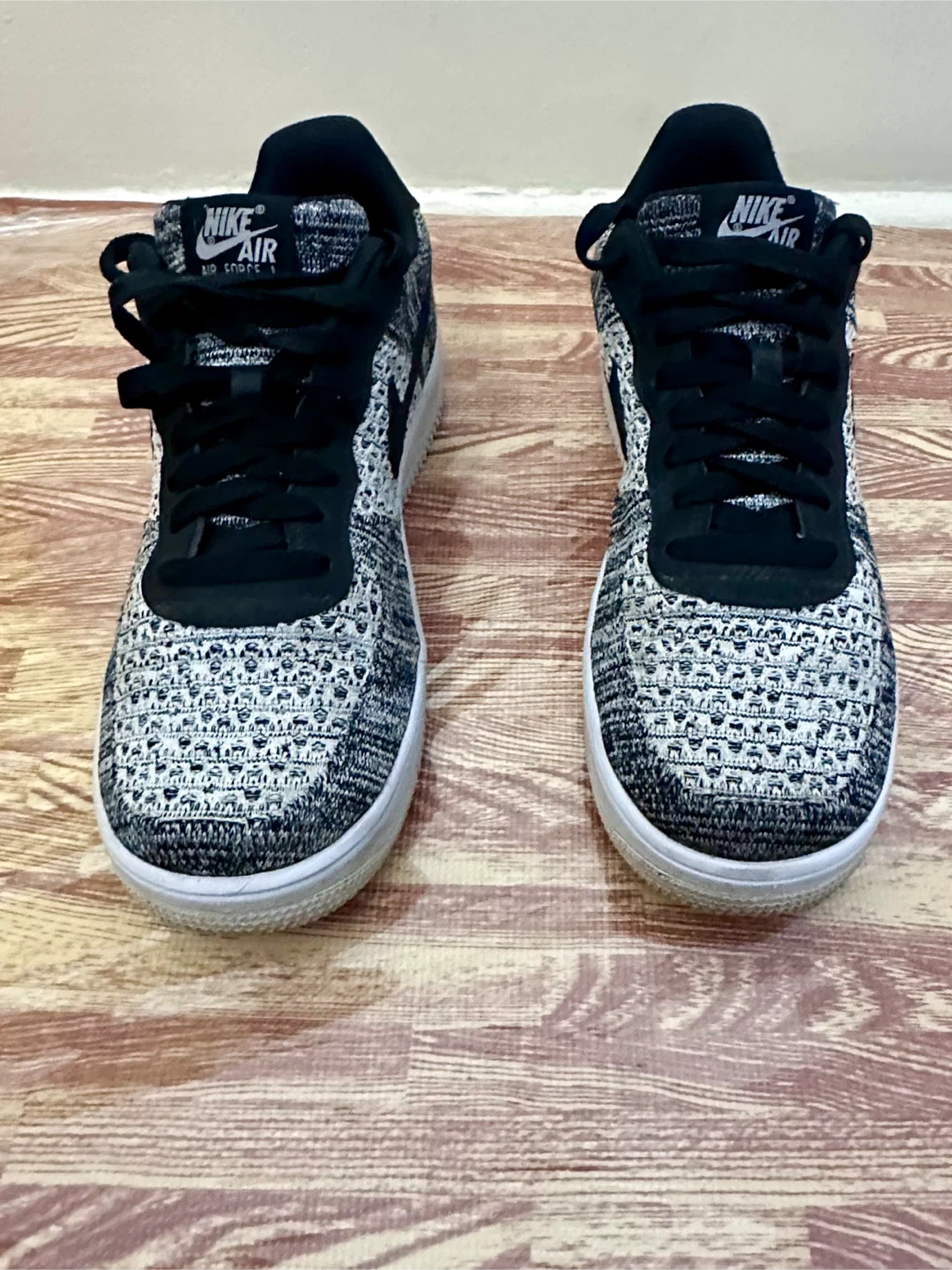 Nike Air Force 1 Flyknit Black/White - photo 4