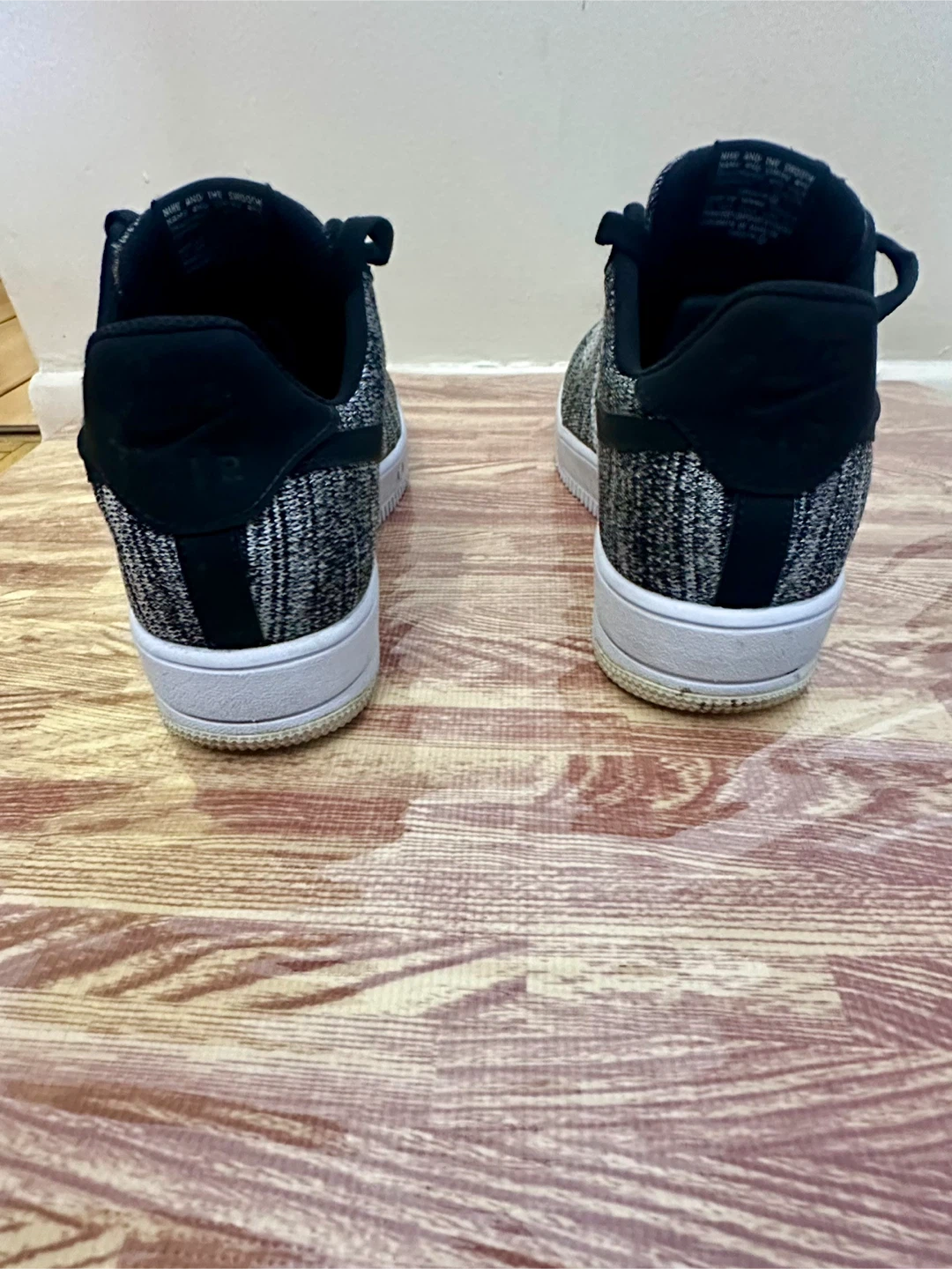 Nike Air Force 1 Flyknit Black/White - photo 5